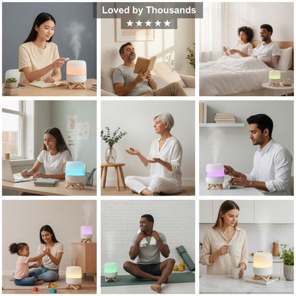 Dynamic Jellyfish Air Humidifier 250ml Essential Oil Diffuser Remote Control Bedroom Humidifier With 7 Colorful Night Lights